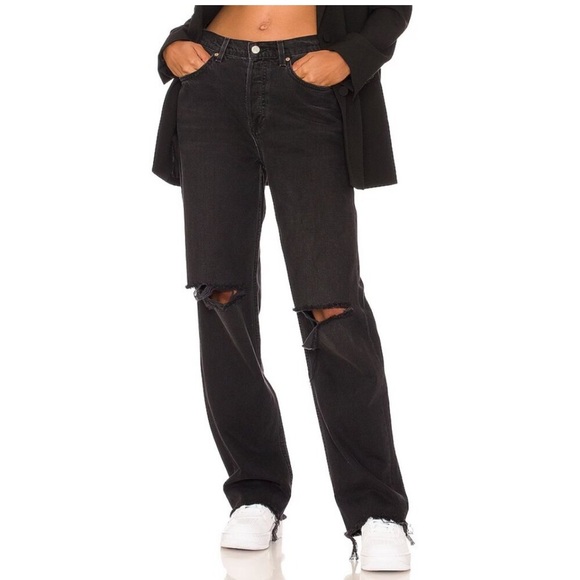 GRLFRND Bella Low Rise Boyfriend in Route 66 - Picture 2 of 11